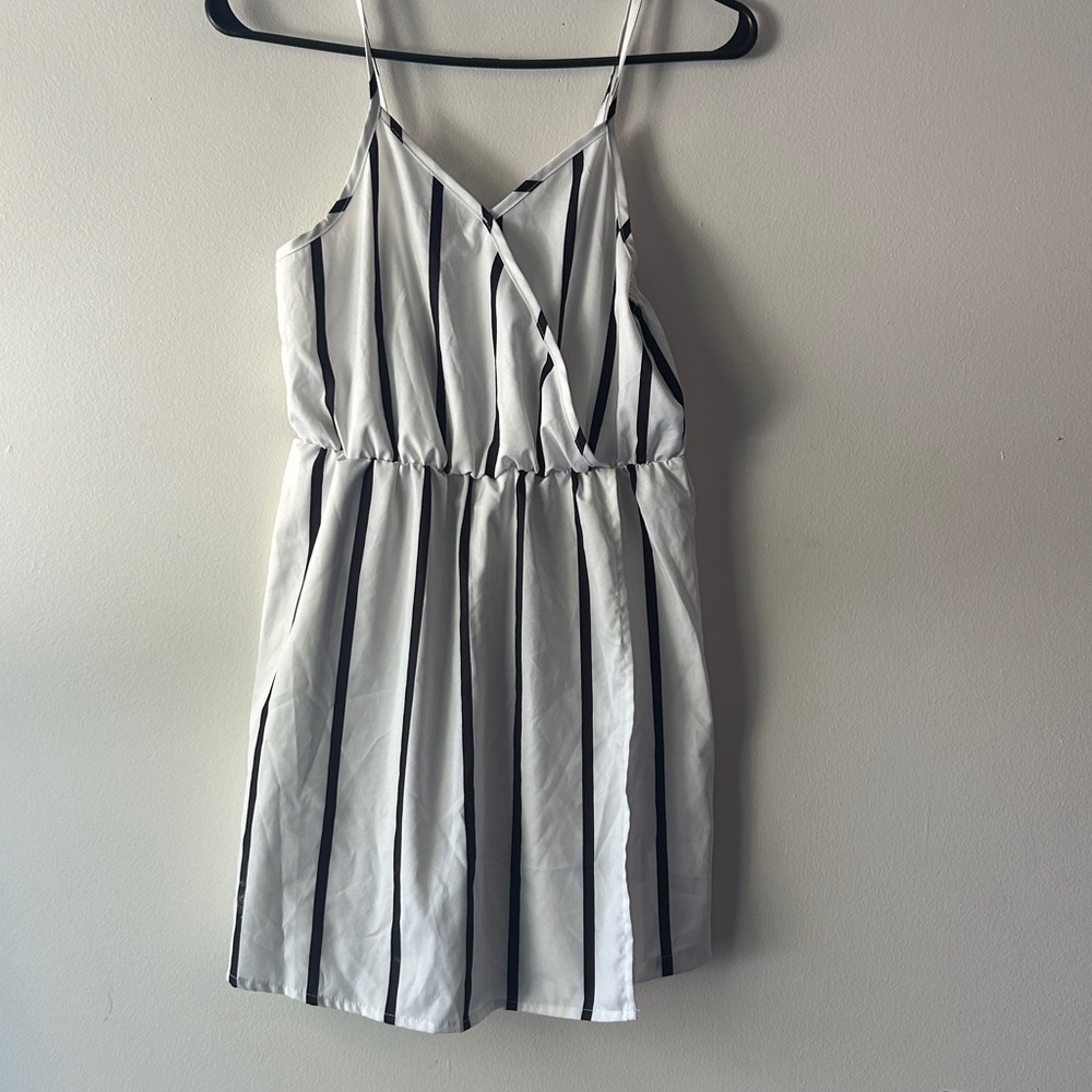 Striped Sleeveless Dress